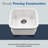 Houzer Undermount Fireclay 19-Inch Square Bar Sink-33090920