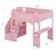 Lit mezzanine pleine grandeur avec bureau et escalier de rangement Playhouse-127425802