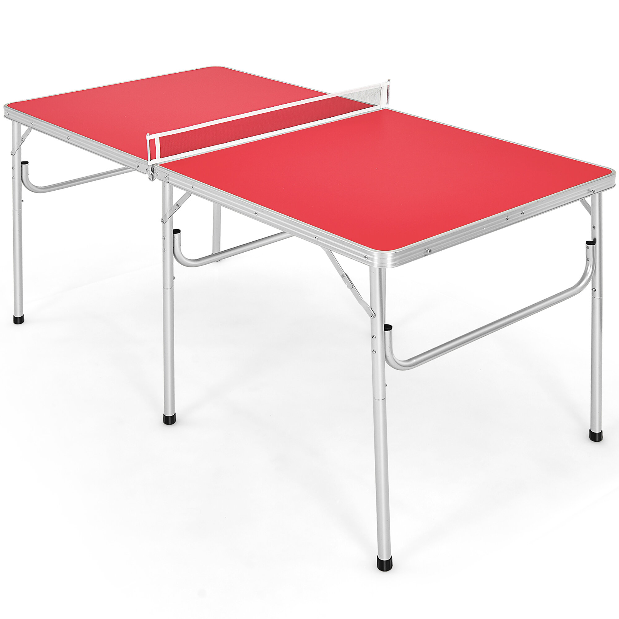 JOOLA Quadri Indoor 15mm Table Tennis Table - Ping Pong Table with Quick  Clamp Ping Pong Net Set