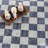 Brunetti Checkered Machine Woven Polyester Area Rug in Blue-1582761863