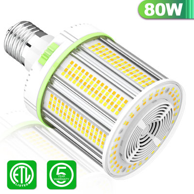 Led Corn Light Bulb 80W/64W/48W CCT Tunable 4500K 5000K 5700K E39 Base 100-277V 12000LM