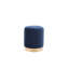 Repose-pieds standard rond en velours 44421 po Mouros