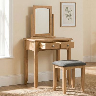 Censu Oak Vanity Mirror