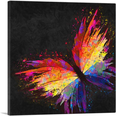 " Abstract Rainbow Butterfly Wings Insect "