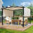 10 Ft. W x 10 Ft. D Steel Pergola with Canopy