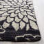 Tapis noir / ivoire Abranda-561260665