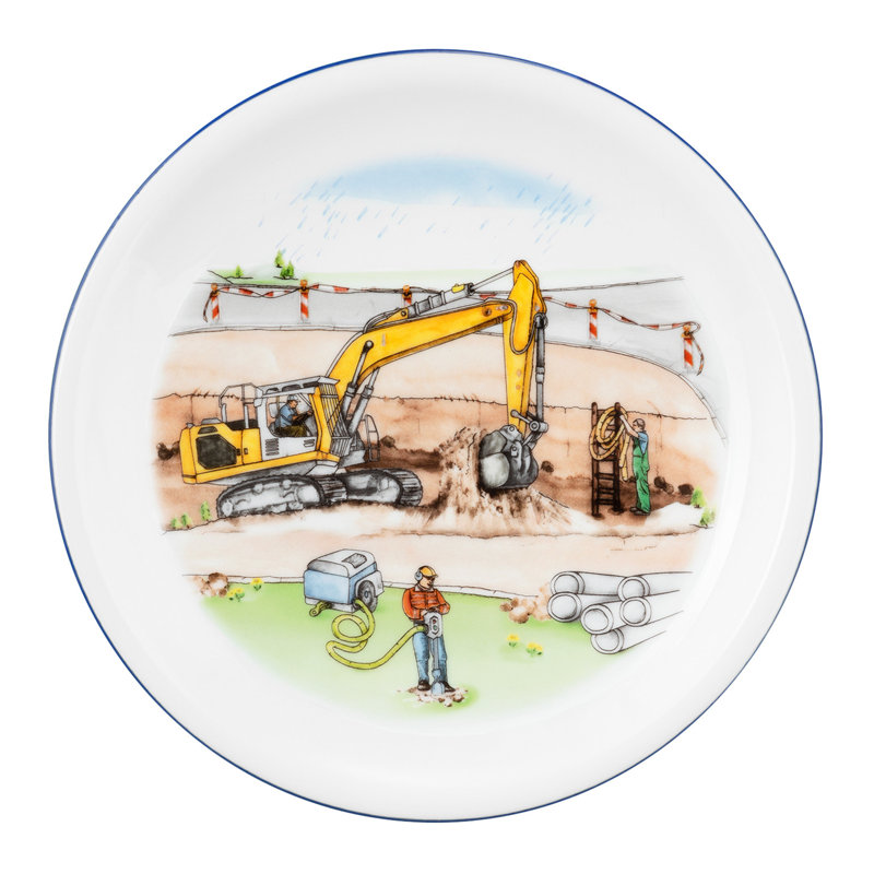 Round 19cm Breakfast Plate