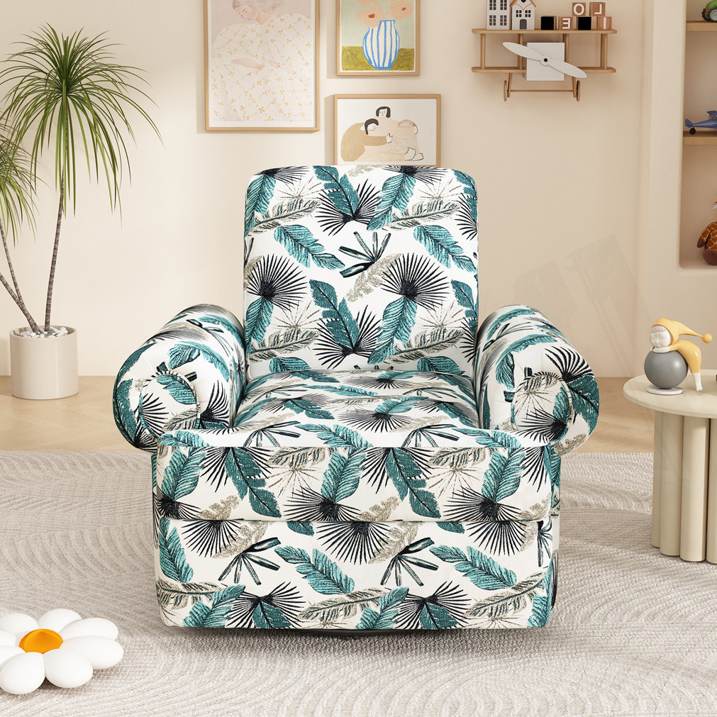 Wayfair Swivel Rocker Bay Isle Home™ Manual Recliner Sofa Swivel Recliner Rocker Chair ...