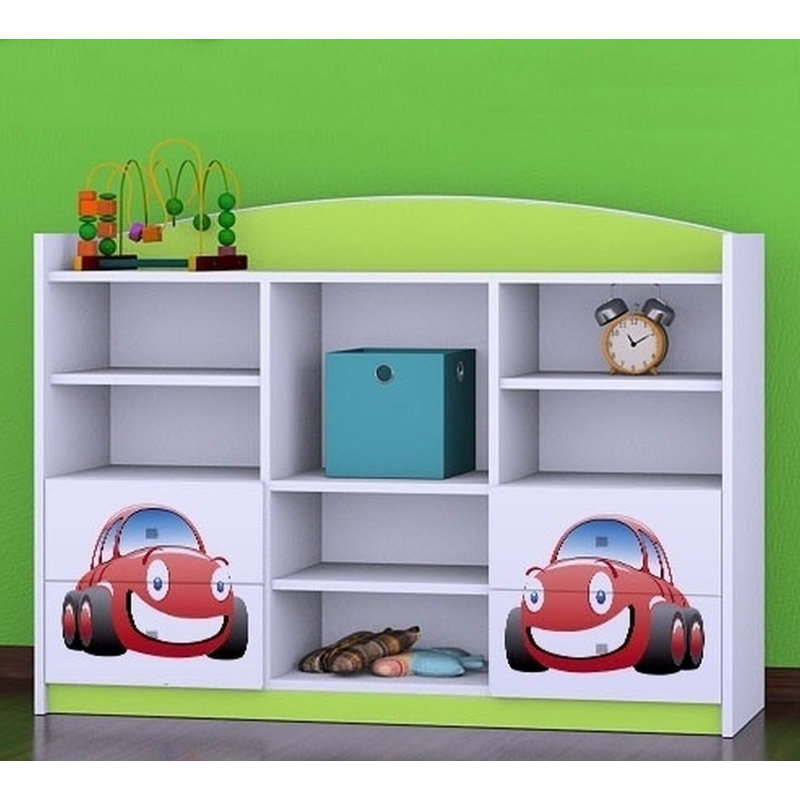 Cedric 92cm H X 129cm W Kids Cube, Green