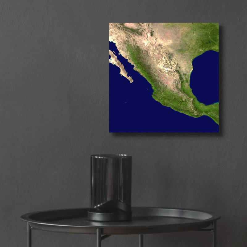 «Earth as Art: Mexico and Central America», art mural en verre acrylique, H 12 po x l 12 po x P 0,12 po