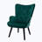 Velvet Wingback Chair