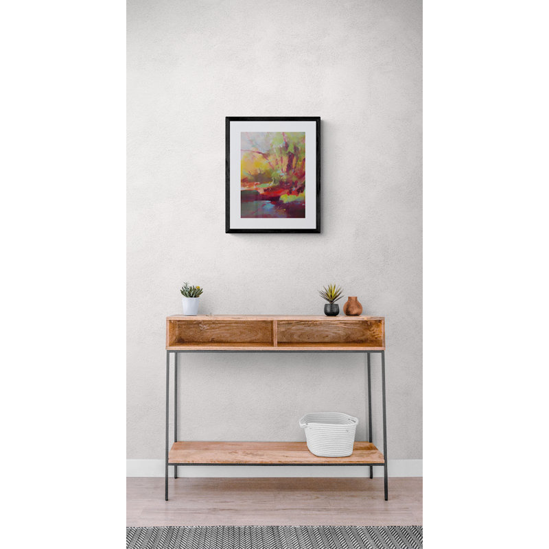 Autumnal Grove Print by Angel Estevez, Black Framed Paper, 20" H x 16" W