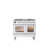 White/Stainless Steel