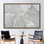 Art mural en marbre moderne et luxueux gris et or