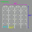 71'' H x 79.5'' W Iron Trellis