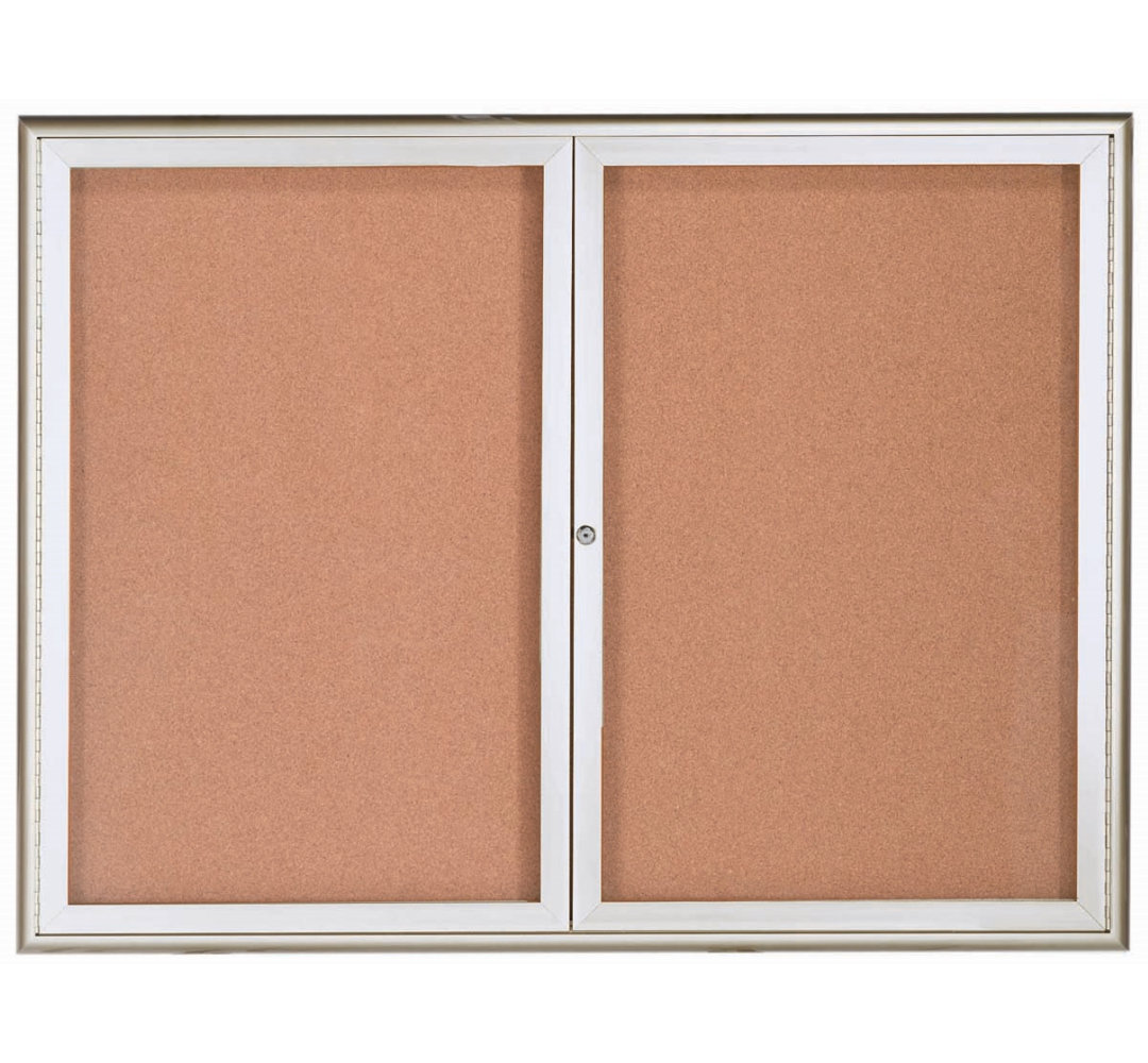 Wall Cork Bulletin Board AARCO Frame 