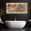 Abstrait botanique floral automnal vibrant-98042558-111375453