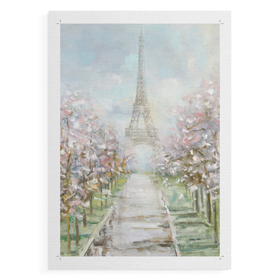 Arbres de Paris - Impression sur toile seulement - NON CADRE