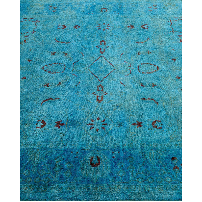 Fine Vibrance One-of-a-Kind 4' 1" X 6' 8" Hand Knotted Area Rug