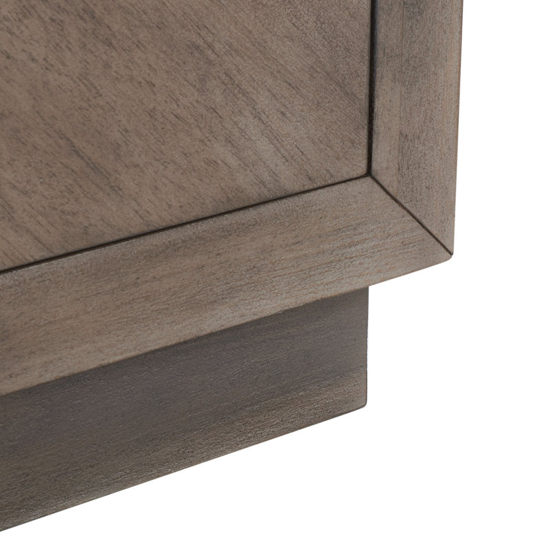 Steve Light Brown Mahogany 2-Drawer Nightstand