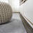 Asal Haze Solid Low-Pile Gray Rug-409400699