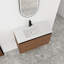 Ensemble de meuble-lavabo simple 35,45 po avec plateau en résine Harmanie