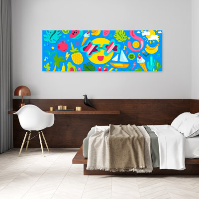 Art tropical tropical amusant et coloré