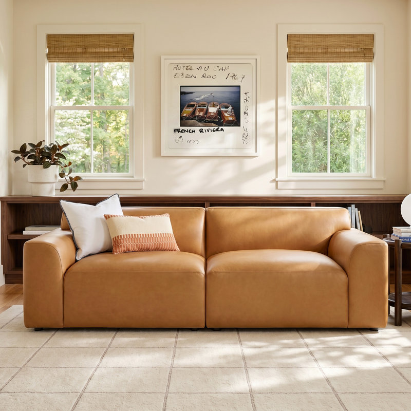Morell Genuine Leather Sofa