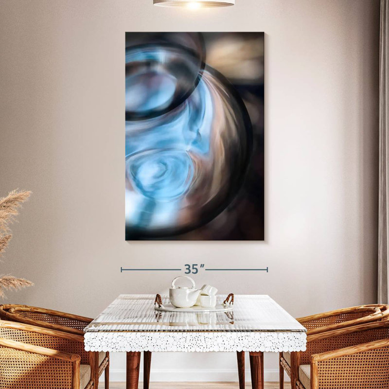 Avery Blue Vase, 51" H x 34" W