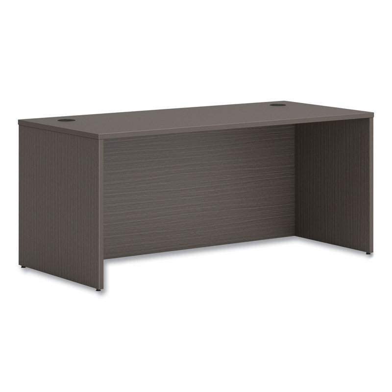 Slate Teak Laminate 60" Rectangular Desk Shell