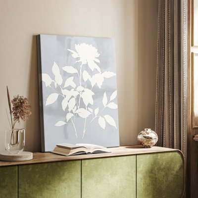 Série FLORAL dxcvii - Toile tendue avec châssis de qualité supérieure - Prêt à être accroché