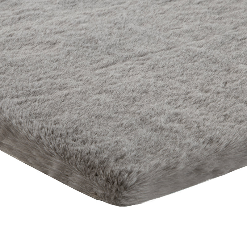 Tapis de bain Dority, gris