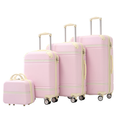 Hardshell 4-Piece Luggage Set with TSA Lock & Expandable Design