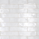 Biarritz 3" x 11.88" Straight Edge Ceramic Brick Look Subway Wall Tile