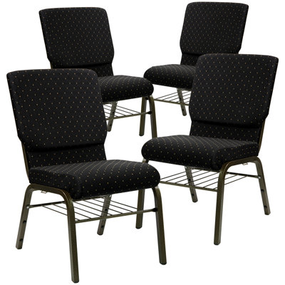 Chaise d'église en tissu 18,5 po Htwe