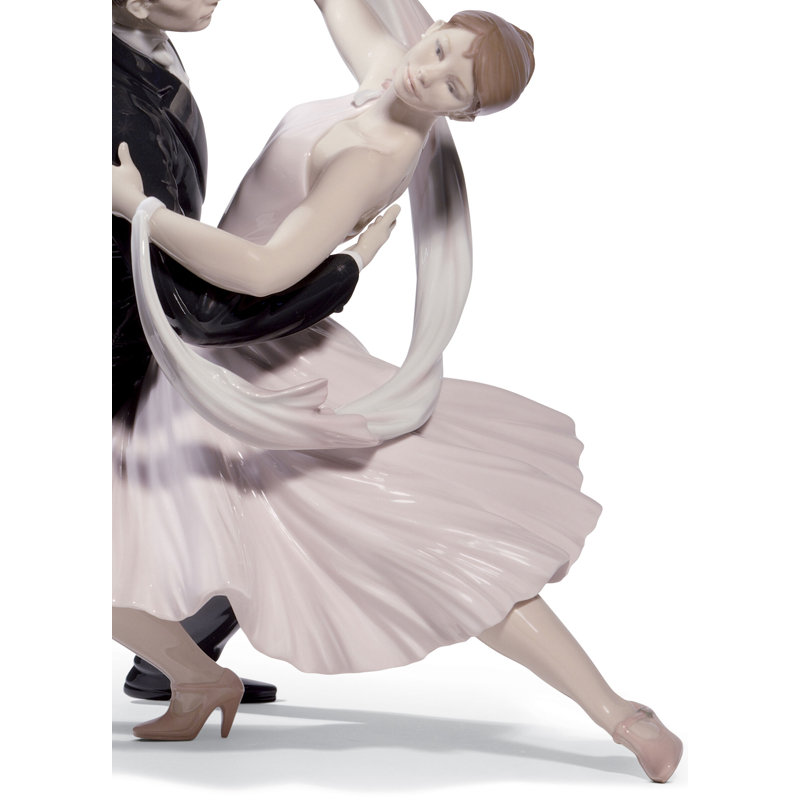 Elegant Foxtrot Couple Figurine