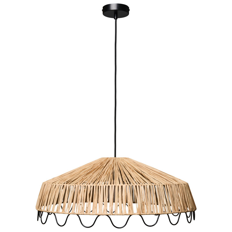1 - Light Matte Black Cylinder Pendant