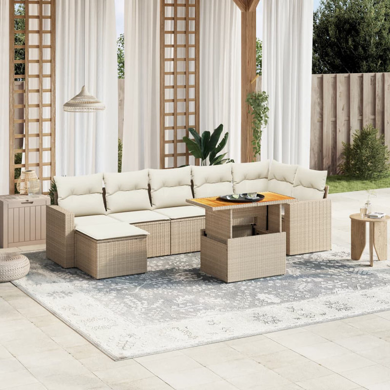 Vidaxl Sofa Set Beige