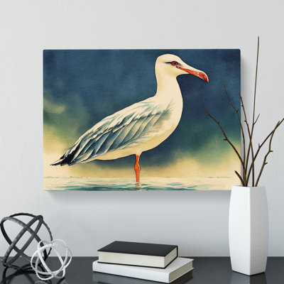 XXX-H1022-WF-10016X Watercolour Seagull Vol.1 - Wrapped Canvas Print