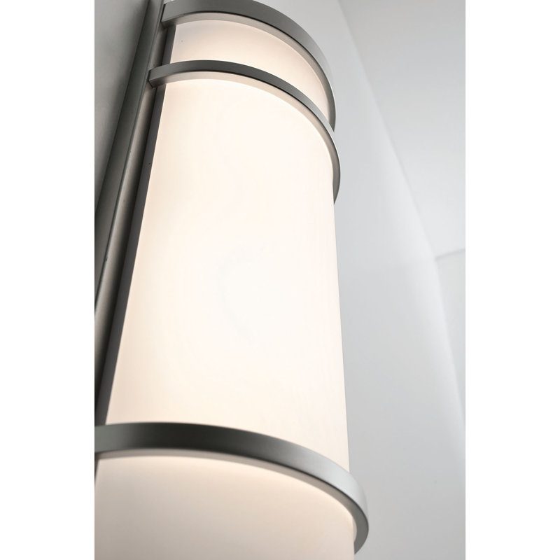 Newkirk Flush Mounted Sconce, Satin Nickel