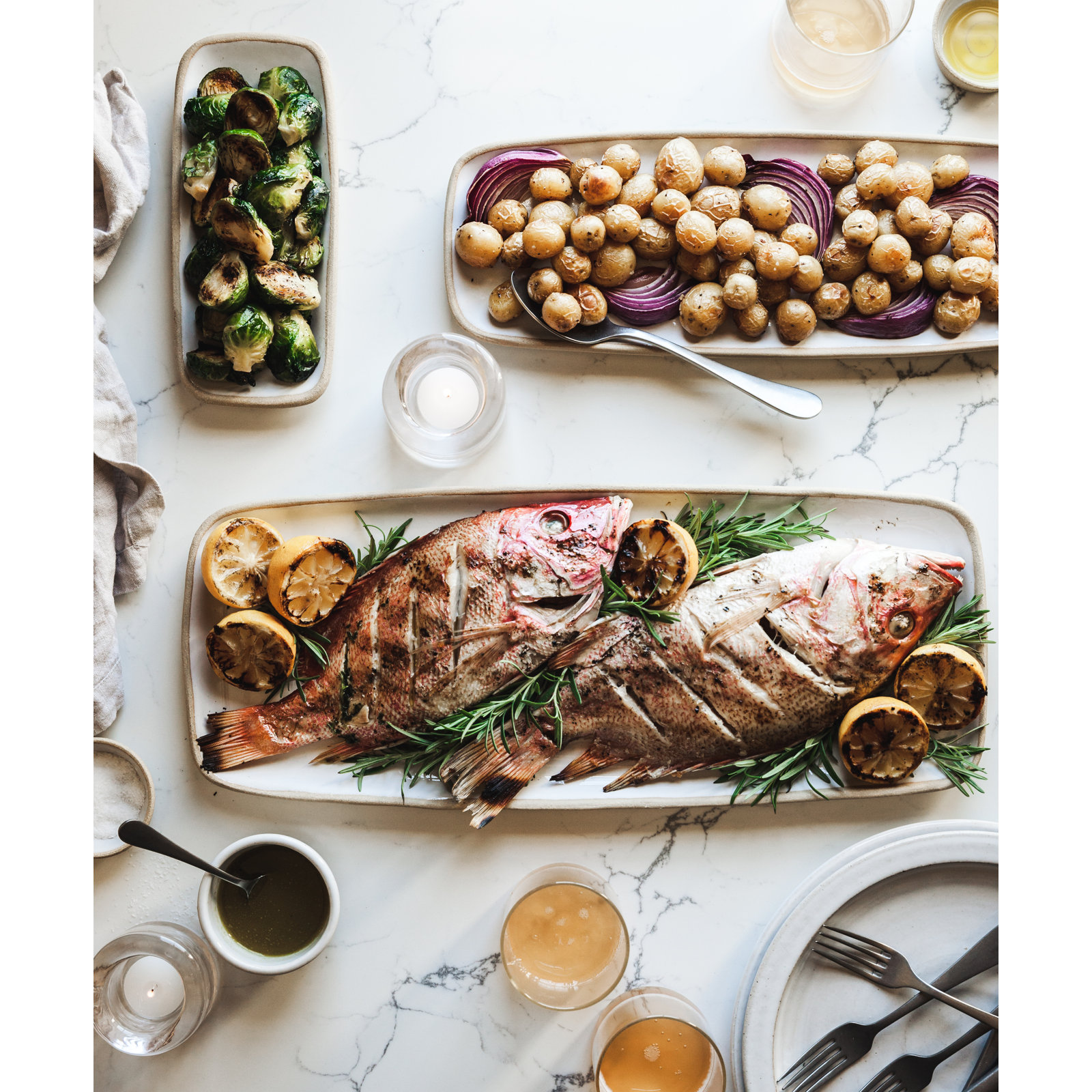 Rectangle Tray, Large: 19" X 8"