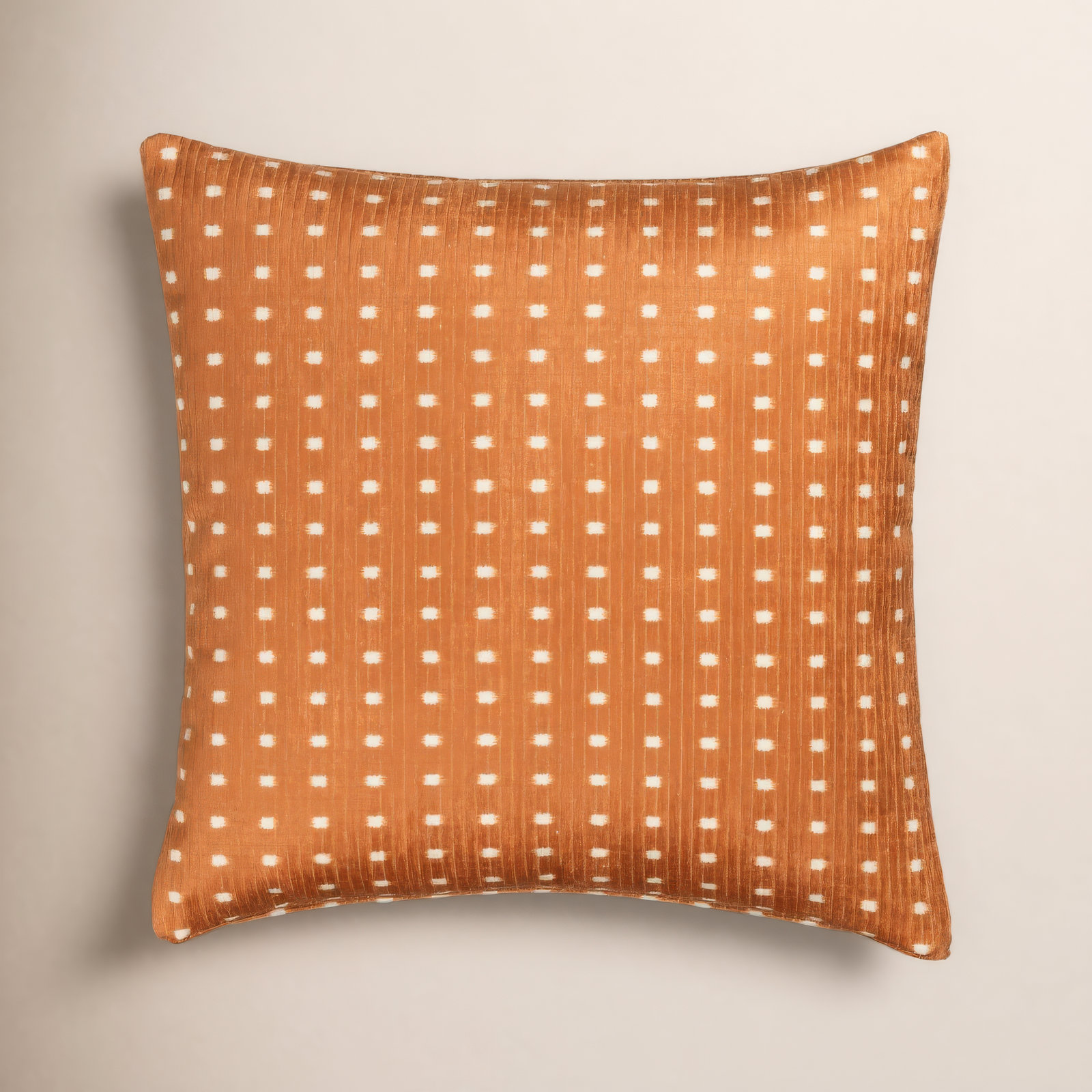 Throw Pillow, Feather, Square 22", Orange