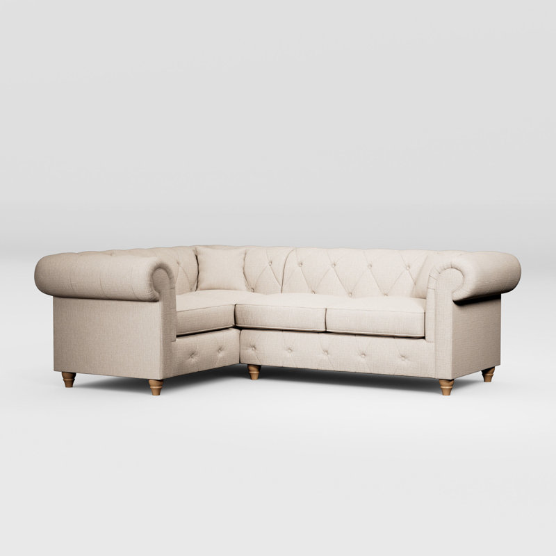 Ellrich 2 - Piece, Oyster, Washed Oak