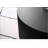 Sleek and Modern Round Coffee Table with Eye-Catching Relief Design, Black-1093839892