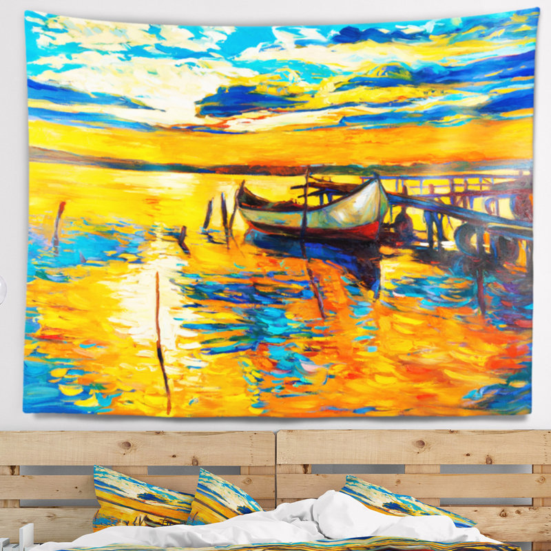 Polyester Tapestry, 68" H x 80" W