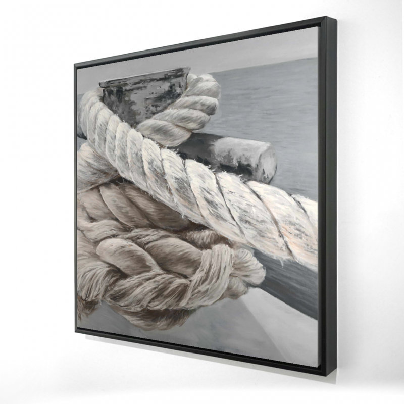 " Twisted Boat Rope ", 24" H x 24" W