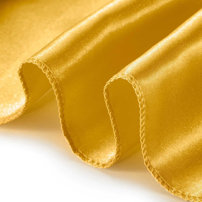 Rectangular Satin Table Runner, Gold
