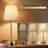 Wireless Vintage Table Lamp with 3 Color Temperatures - Rechargeable Dimmable Gold Bedside Lamp, Brass Base & Linen Shade for Bedroom, Living Room