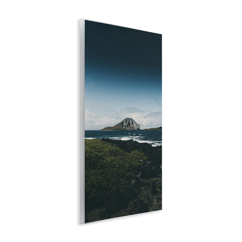 Art mural Hawaiian Rocky Shore par Max Blakesberg Studios, H 15 po x l 10 po