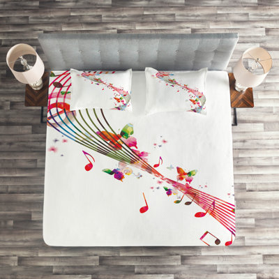 Music Traditional Coverlet